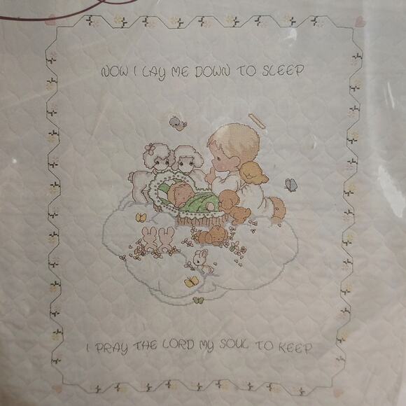 Precious Moments Baby's Arrival Quilt Cross Stitch Kit 34"x43" 131-0001 Sealed - Picture 4 of 6